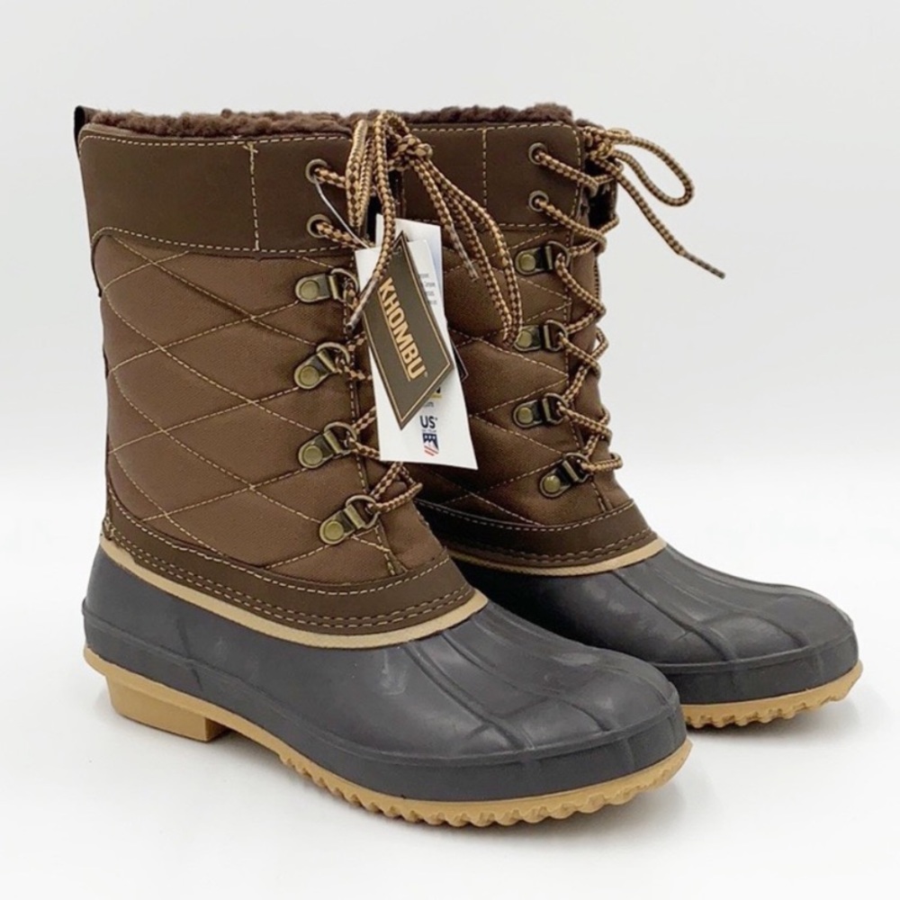 NWT Khombu Annabel Tufted Duck Boots Women’s 9/10 - Picture 8 of 15